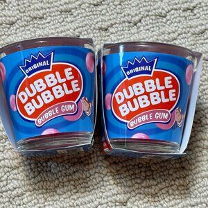 2 Original Dubble Bubble Bubble Gum Scented Candles 3oz Each